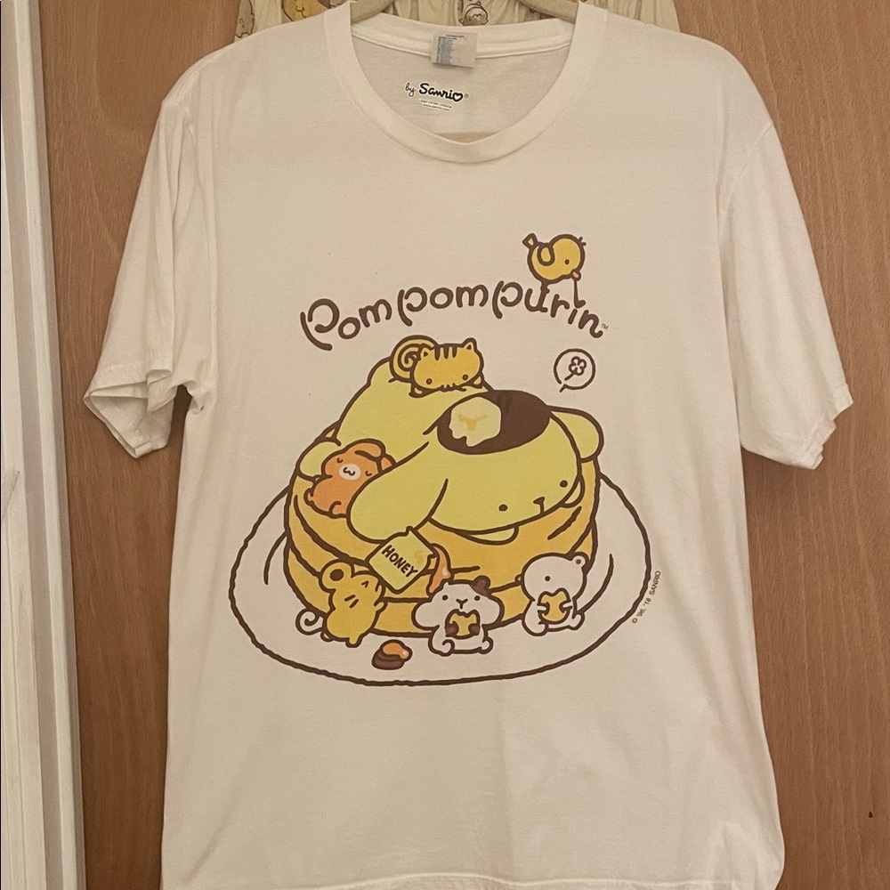 Sanrio Cream and Brown Pompompurin Pajama Set - Picture 2 of 9